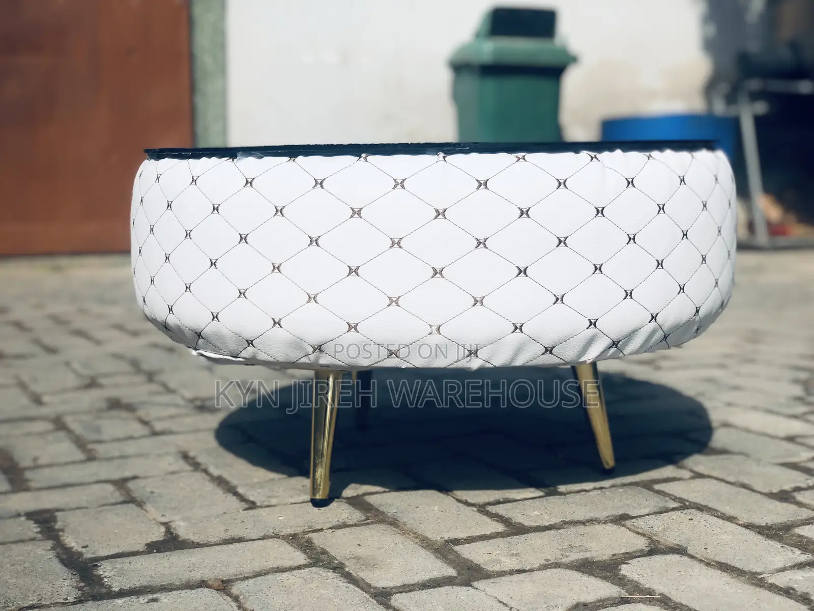 Leather Center Table