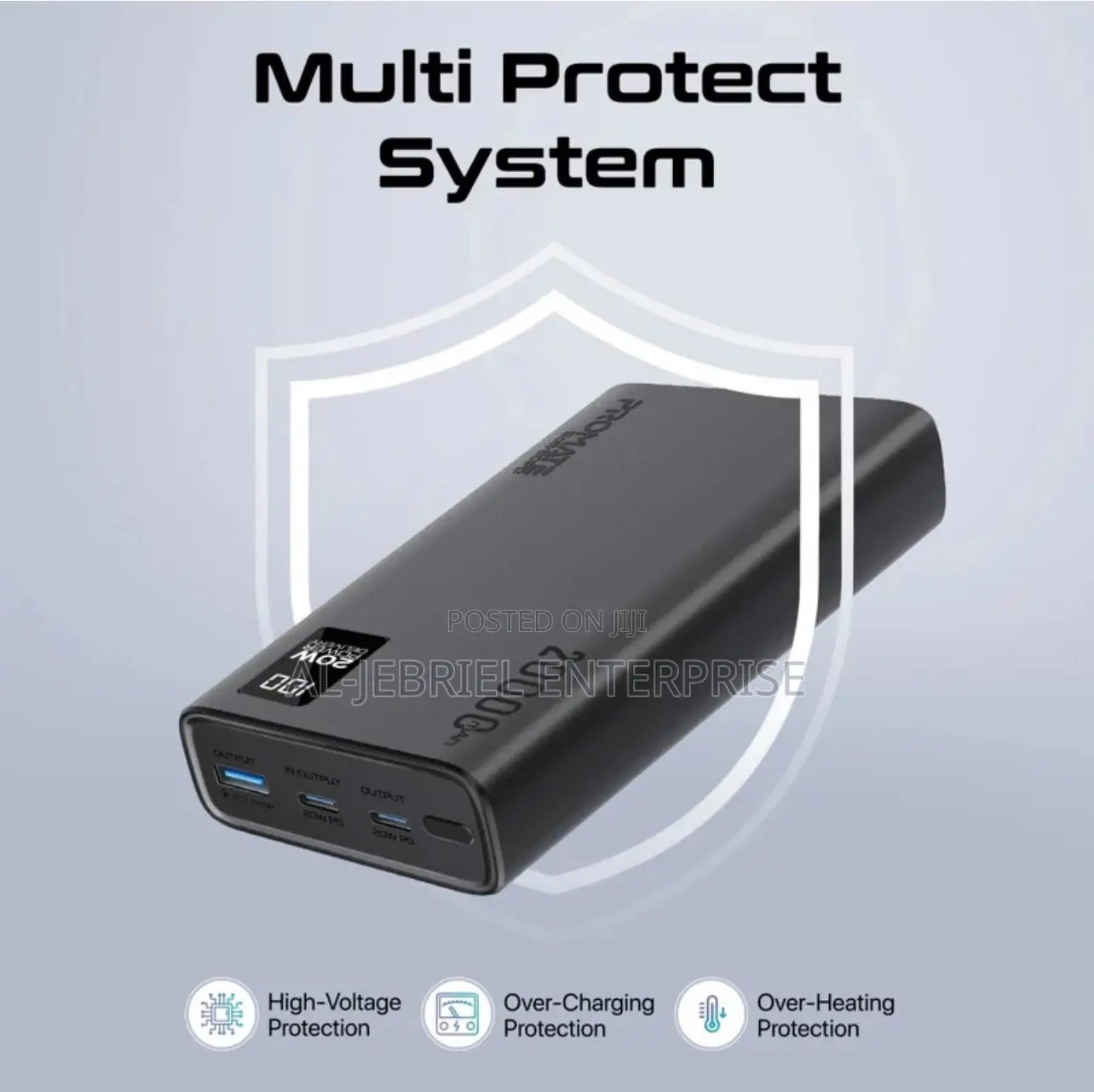 Bolt-20 Multi Device Promate 20,000mah Fast Chat Powerbank