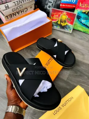 Louis Vuitton Criss-Cross Luxury Slippers