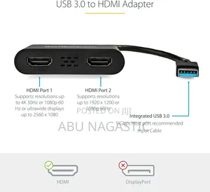 USB 3.0 To Dual HDMI Adapter