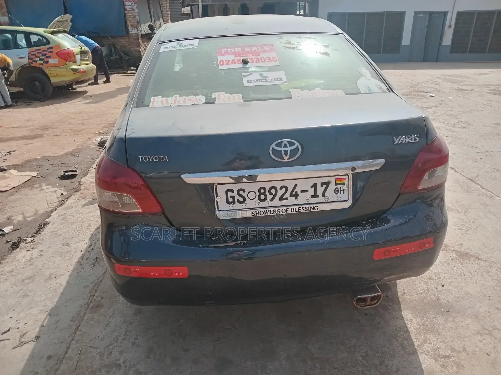 Toyota Yaris 2009 Blue