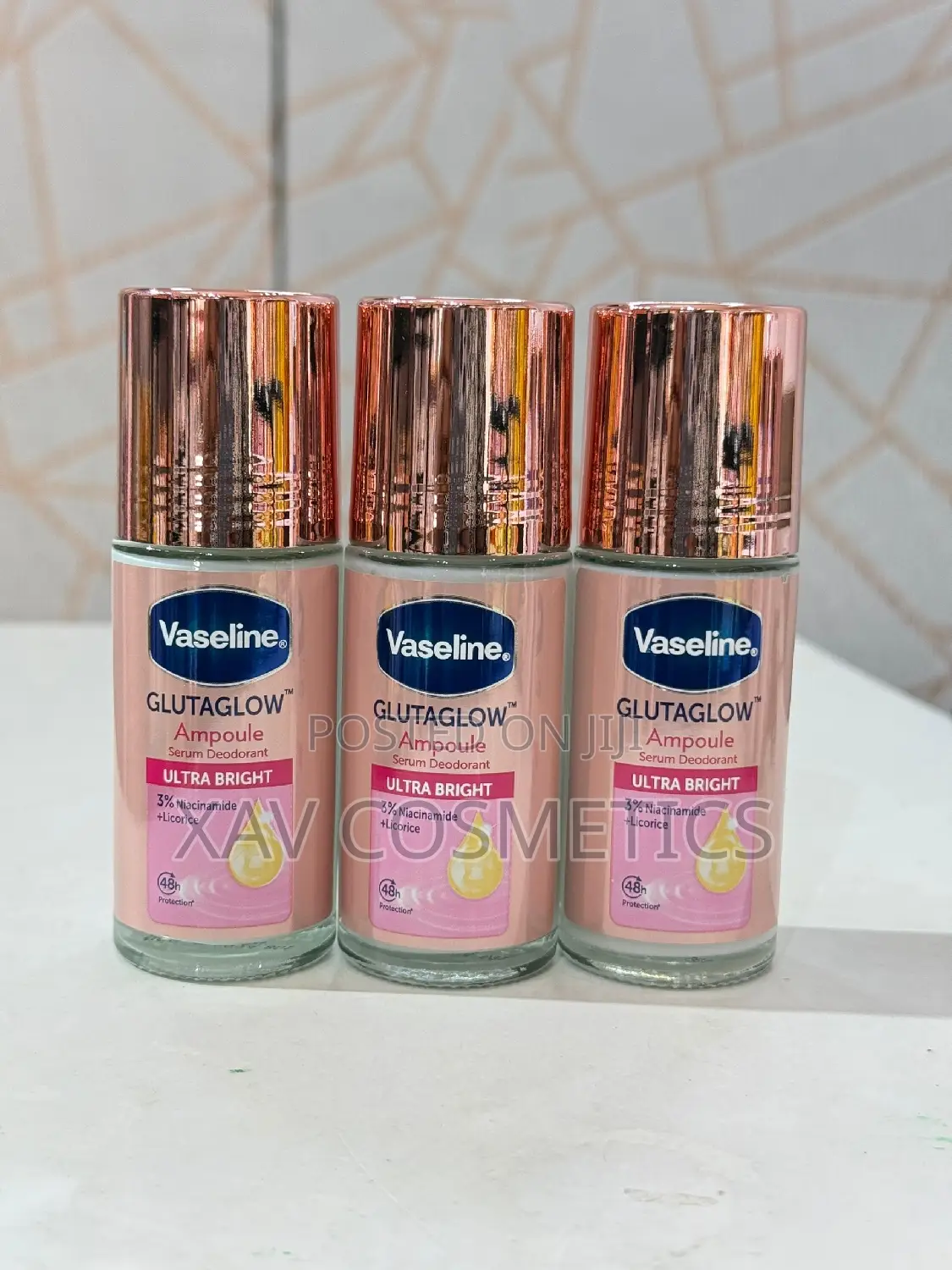 Vaseline Glutaglow Ampoules Deodorants Serum