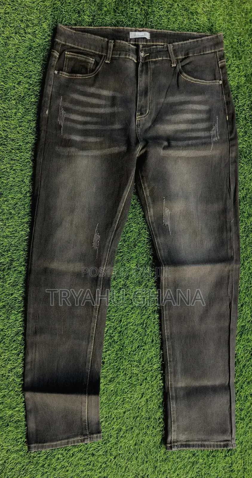 Buy Now| Fuss Faded Black Jeans for Sale