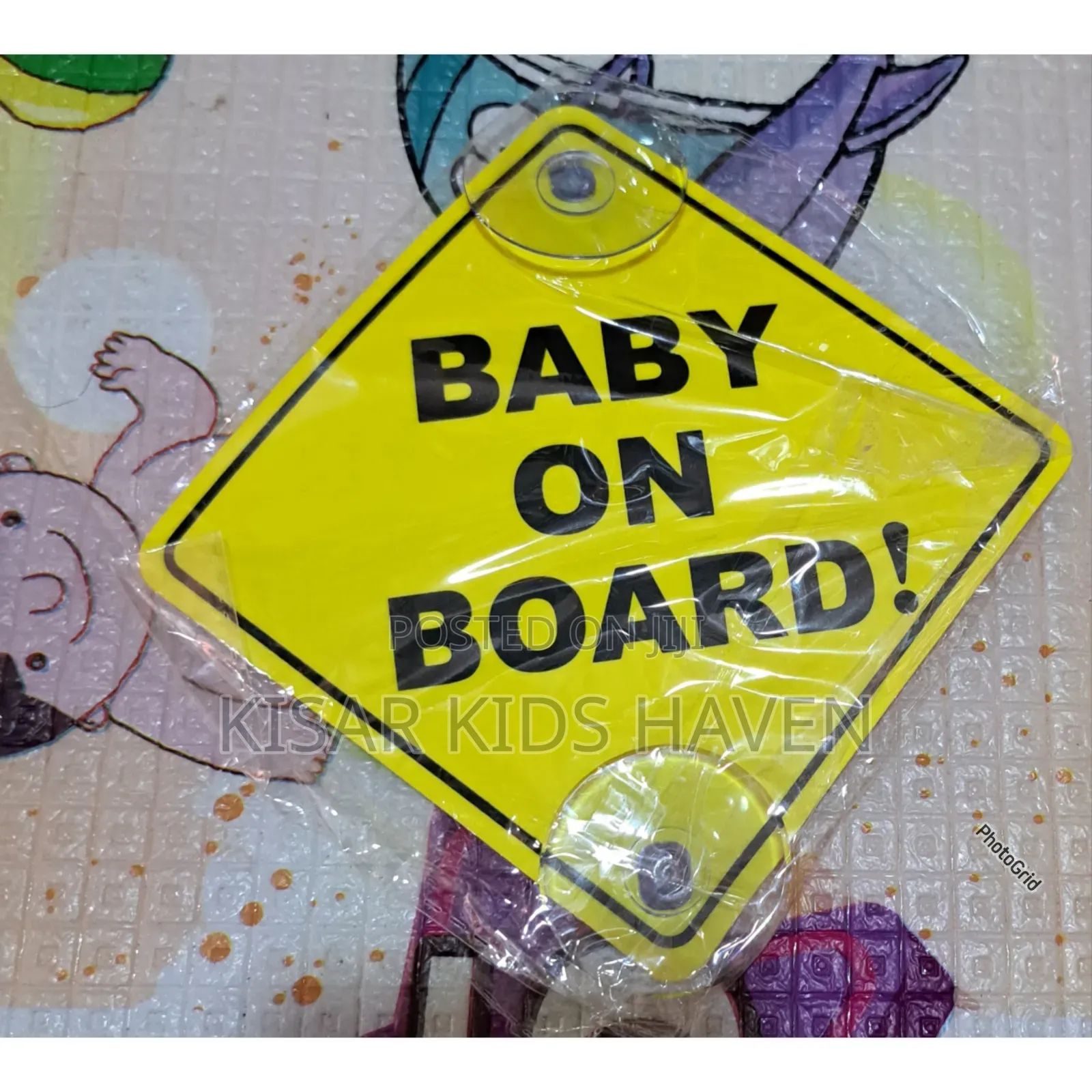 Colourful Baby on Board Sticker