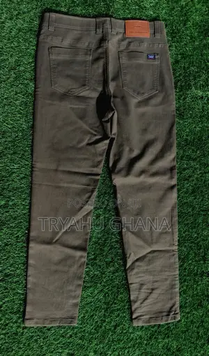 Classy Quality Foreign Used Army Green Kharki Jeans for Sale