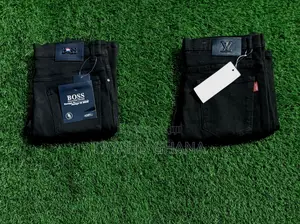 Original Authentic Pure Black Boss Jeanstrousers for Sale