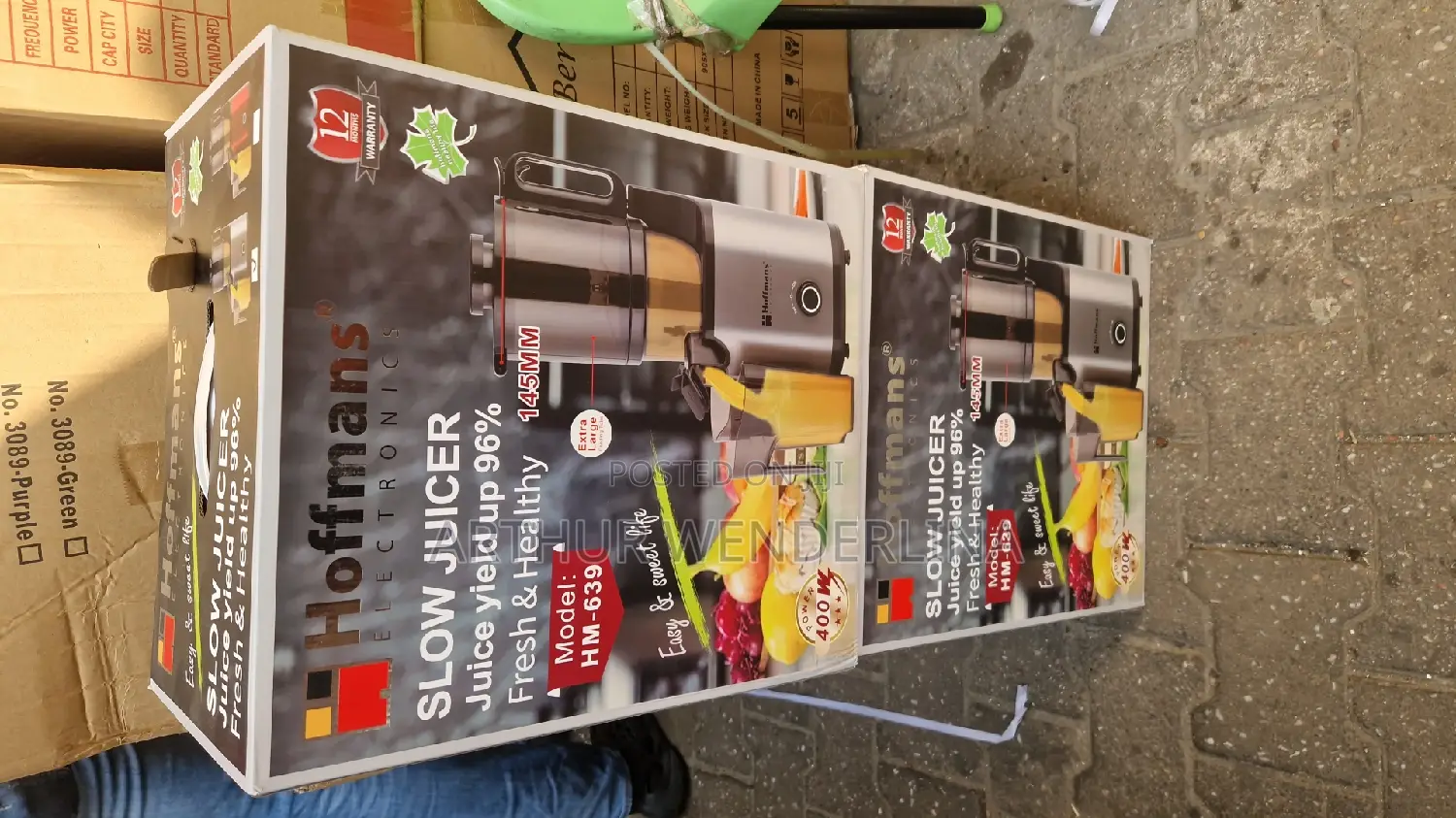 Powerful Hoffmans Slow Juicer – 400w