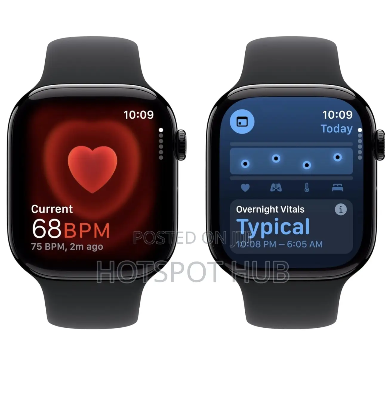 Apple Watch Series 10 GPS Cellular 46mm With Jet Black
