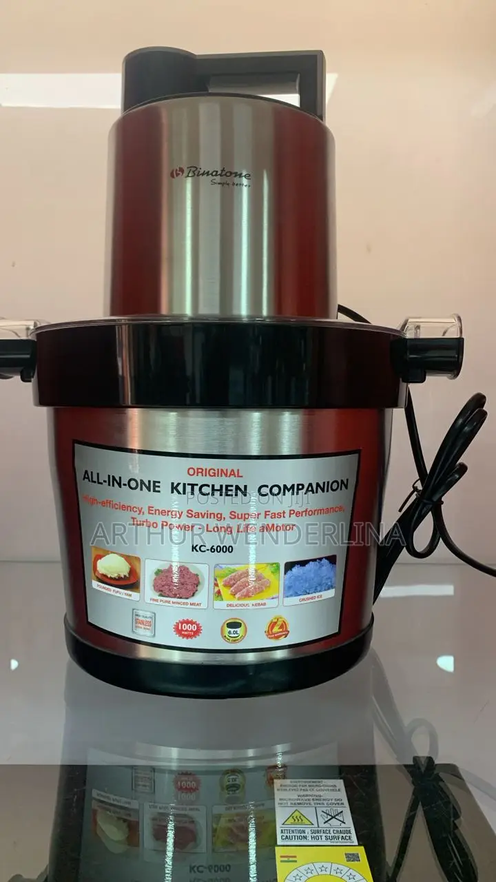 Binatone Yam / Fufu Pounder, Food Processor, L Kc-6000 – 6L