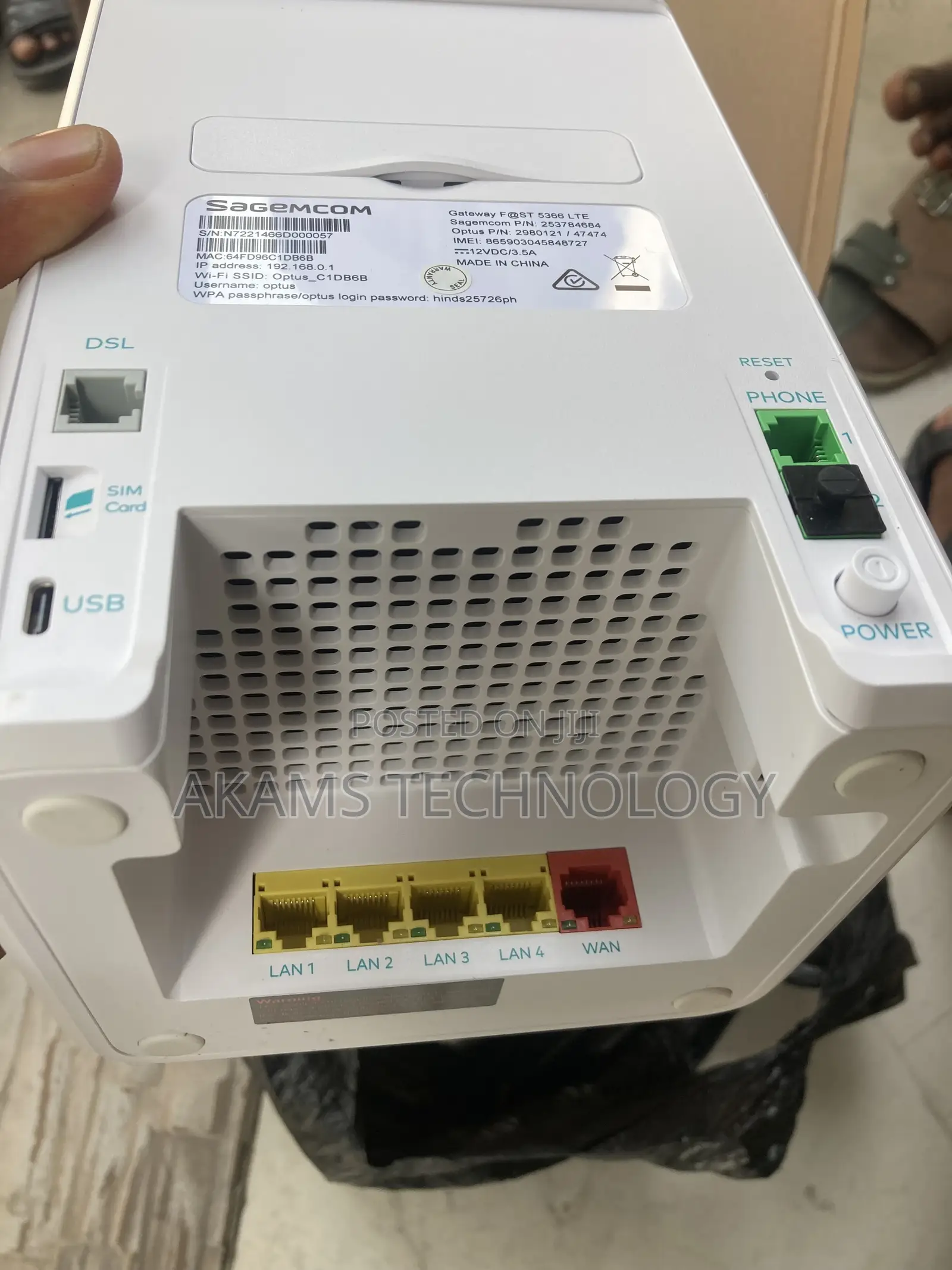 Router Optus