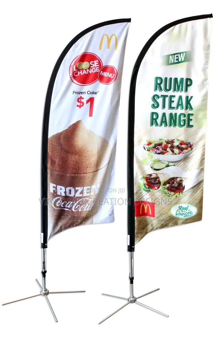 Teadrop , Feather,Teliscopic Flag With Printing