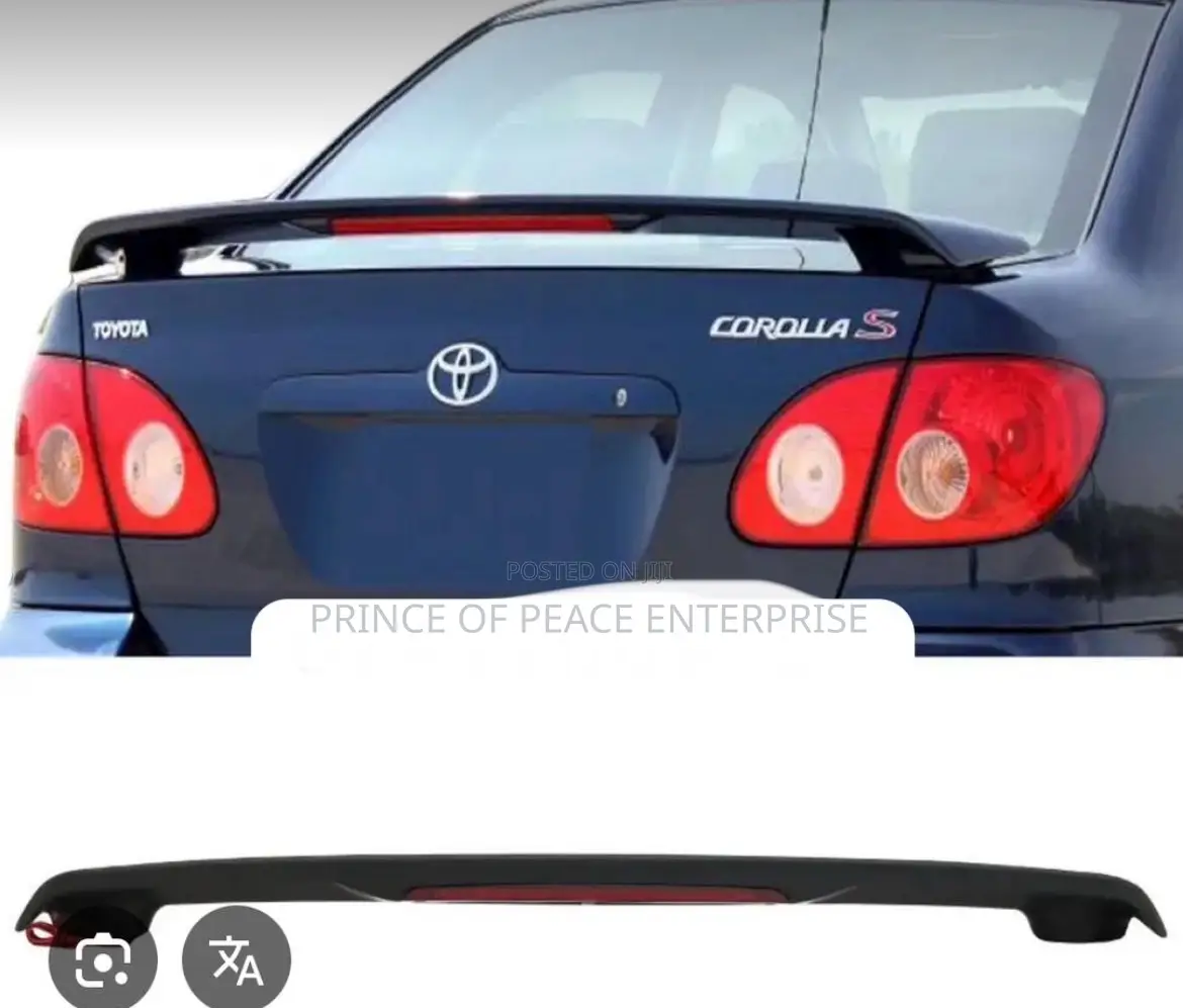 Toyota Corolla 2003 2006 2008 Boot Spoiler With Light