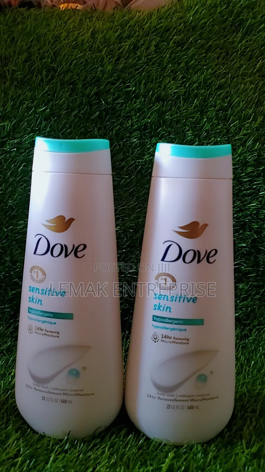 Dove Sensitive Skin Body Wash 680ml 3pack