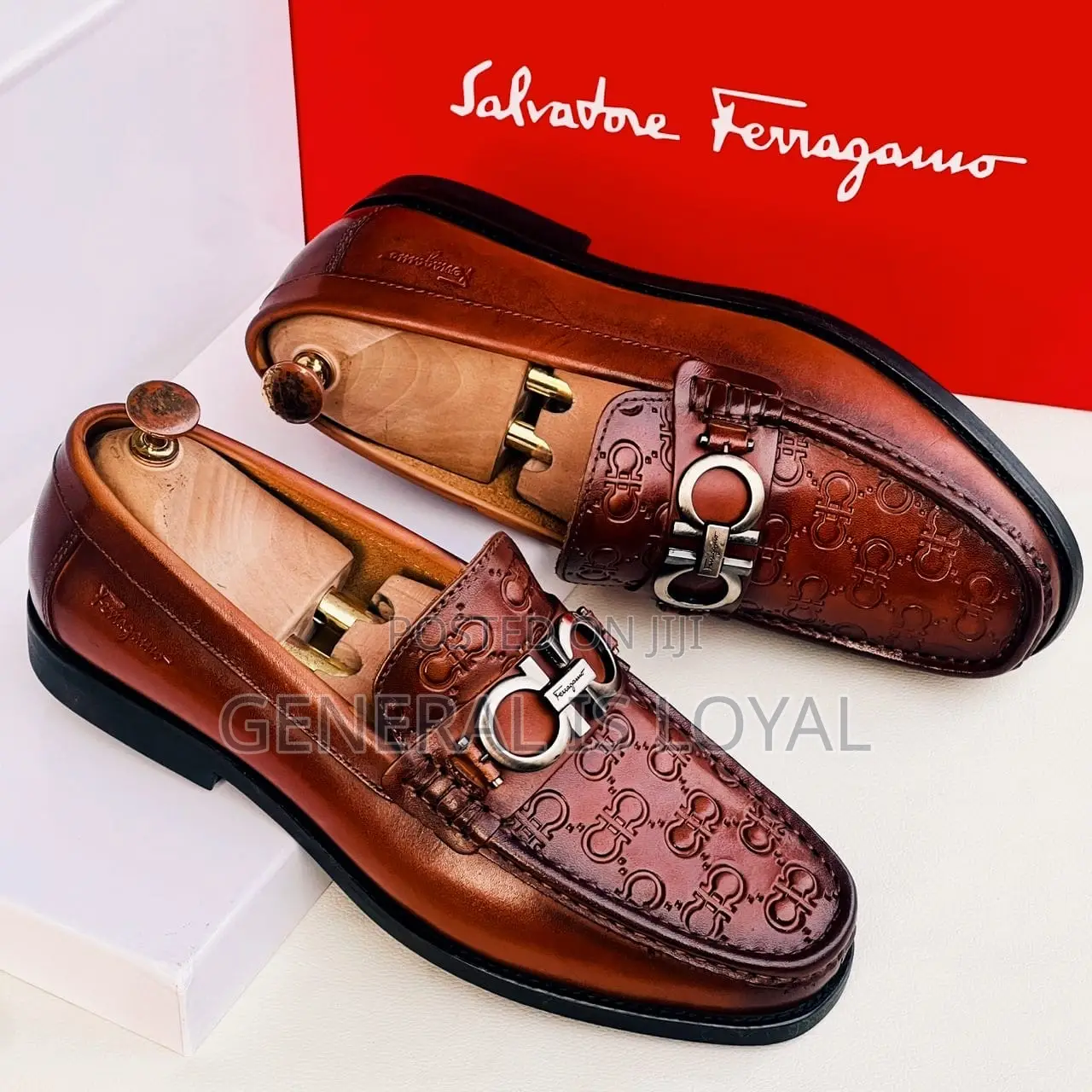 Salvatore Ferragamo Shoe/ Coffee