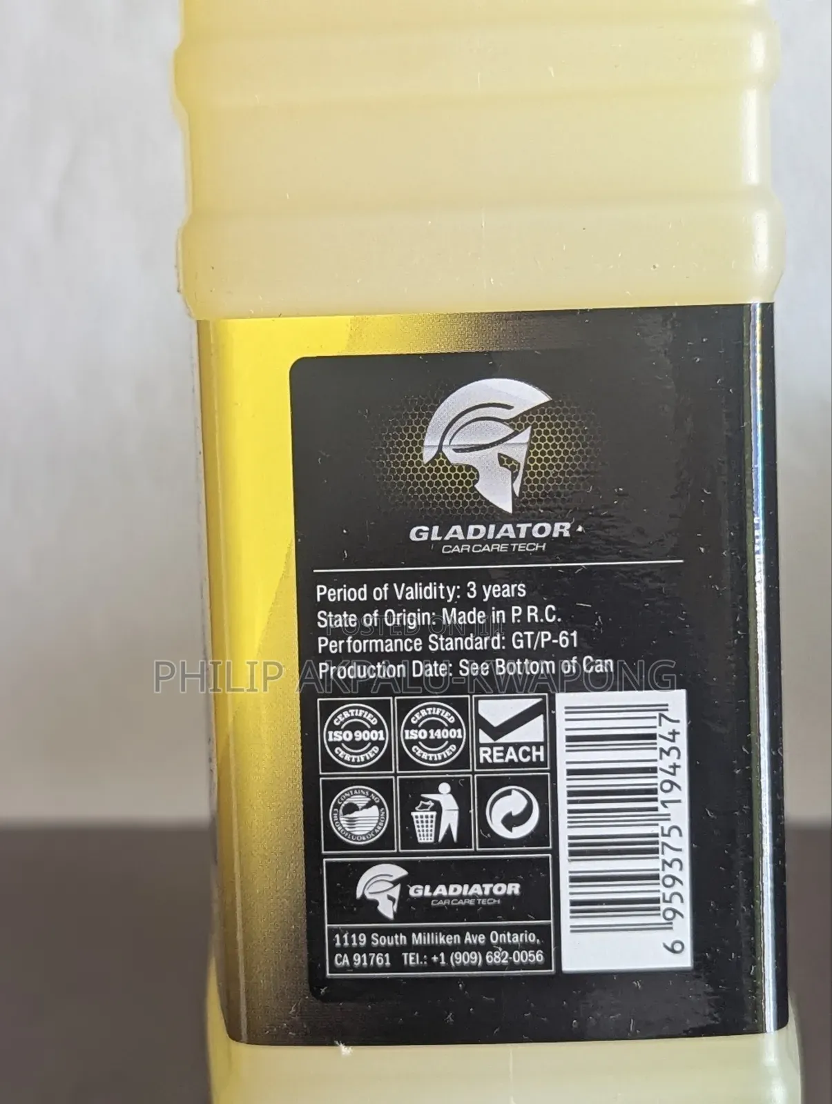 1L Car Shampoo