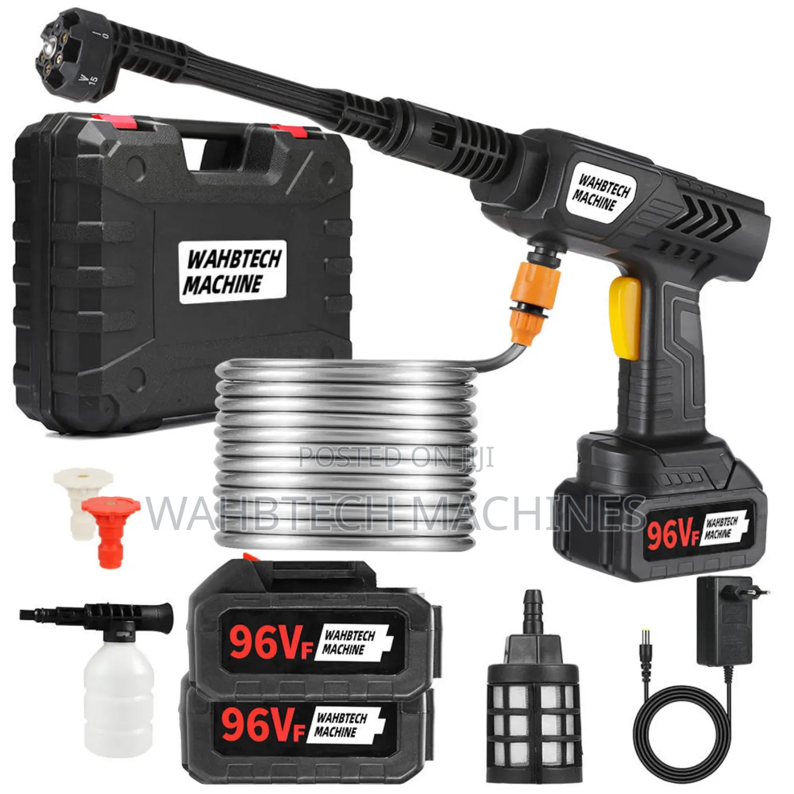 Upgraded 6in1 Nozzle Chargeable Car Wash