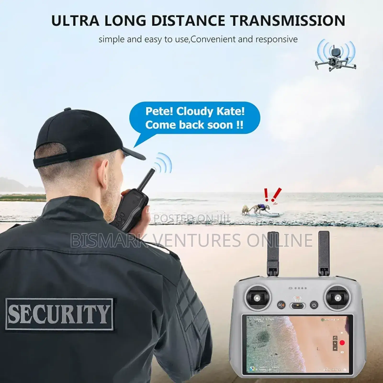 3000 Meters Drone Speaker Real-Time Megaphone