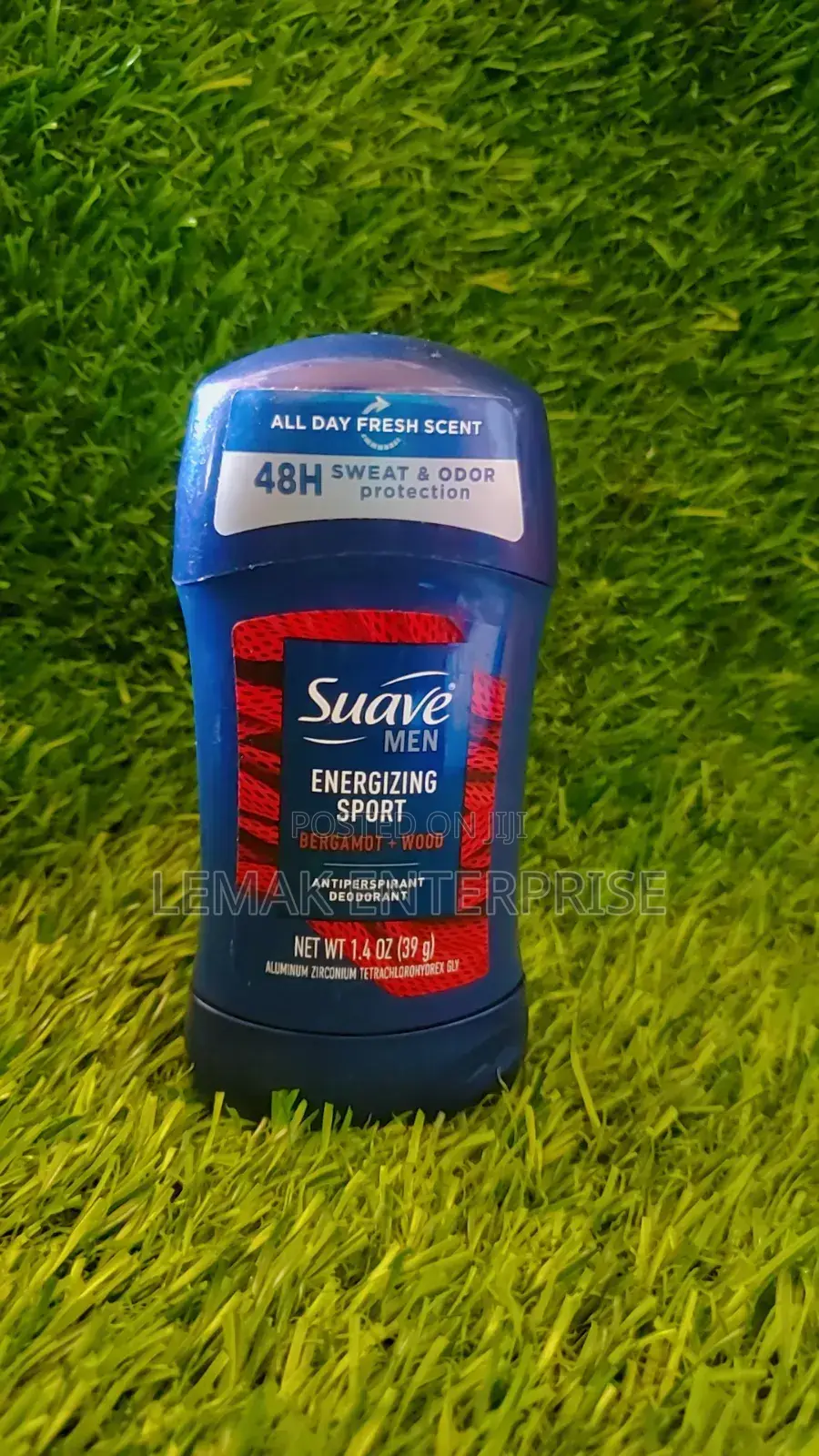 Suave Deodorant Men Energizing Sport Bergamot/Wood 39g