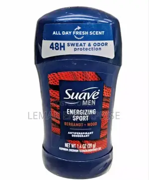 Suave Deodorant Men Energizing Sport Bergamot/Wood 39g