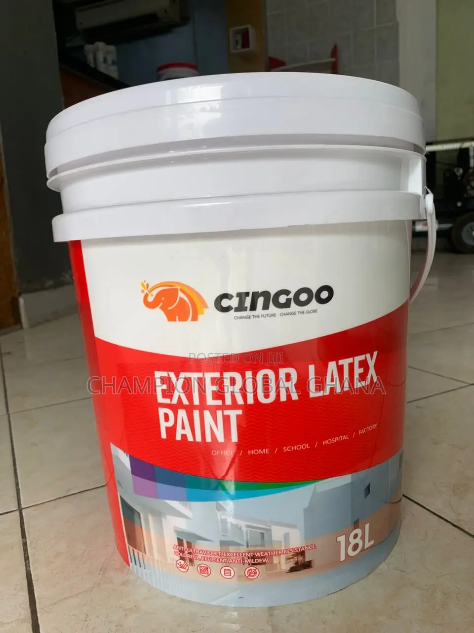 Exterior Modify Latex Acrylic Matte White Paint