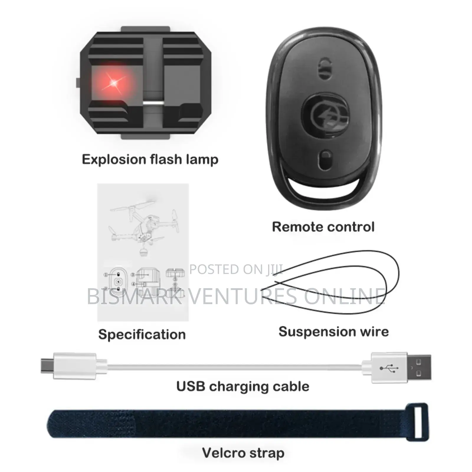 164ft Drone Airdrop System, Drone Clip Remote Controller