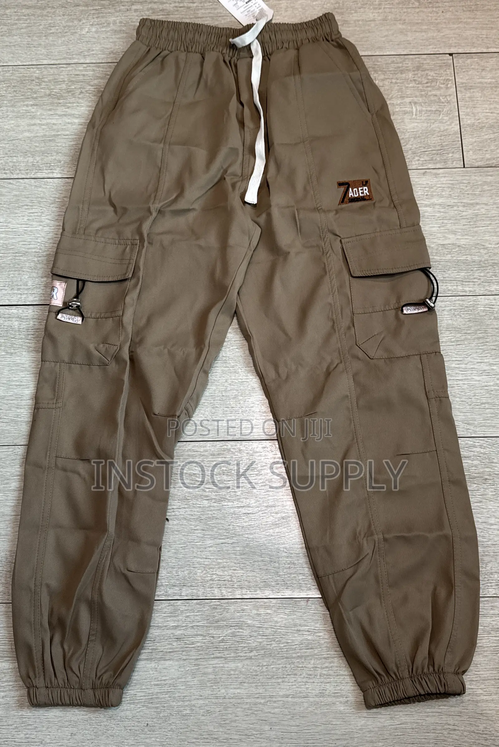 Khaki Side Pocket Trousers Pants