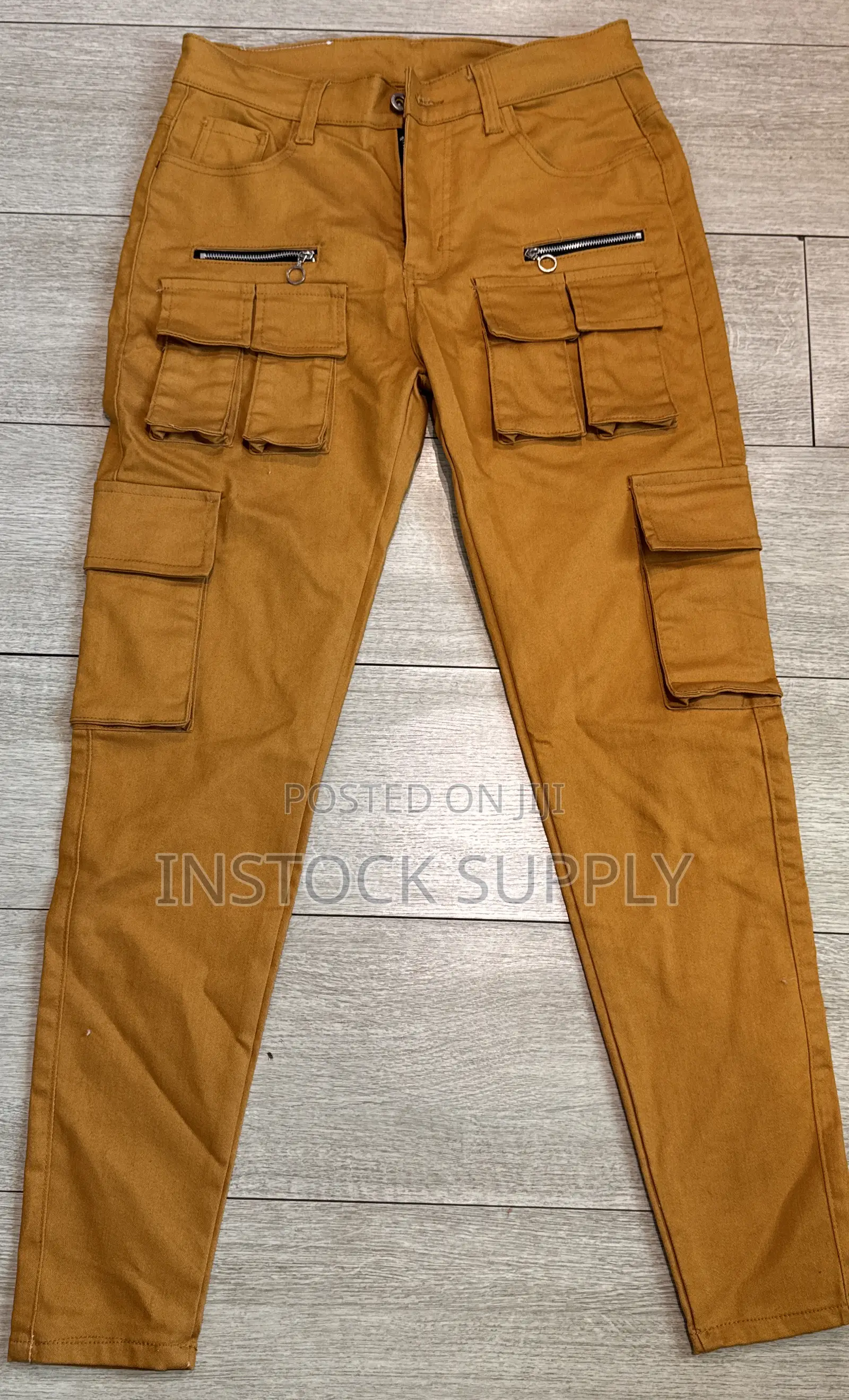 Khaki Side Pocket Trousers Pants
