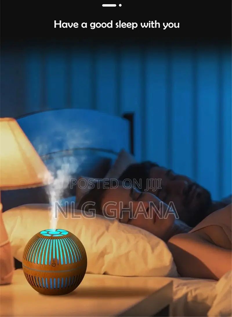130ml 2W Mystique Aroma Humidifier With Warm Night Light For