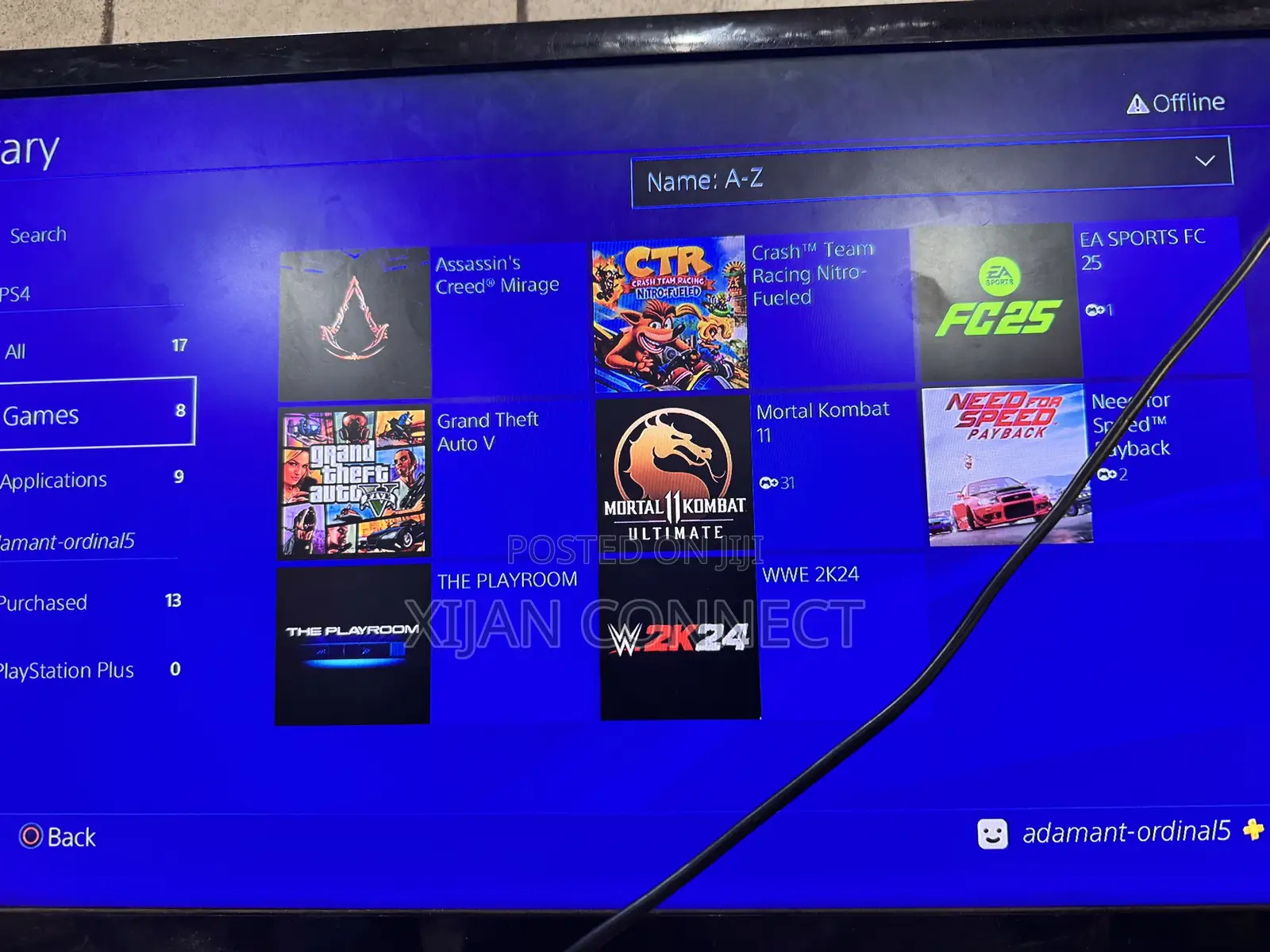 Playstation Four (Ps4) Slim With Games Installed