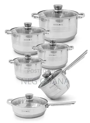 12 PCS 6/7/8/9.5inches Stainless Steel Non-Stick Die-Casting