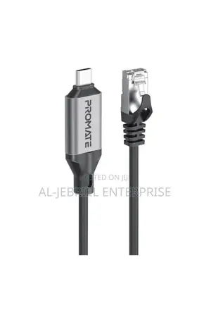 Promate Clink-Rj45 USB-C to RJ45 Ethernet 5M Cable Adapter