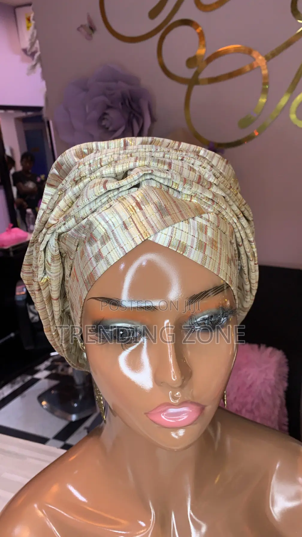 Unique Wrapped Auto Gele