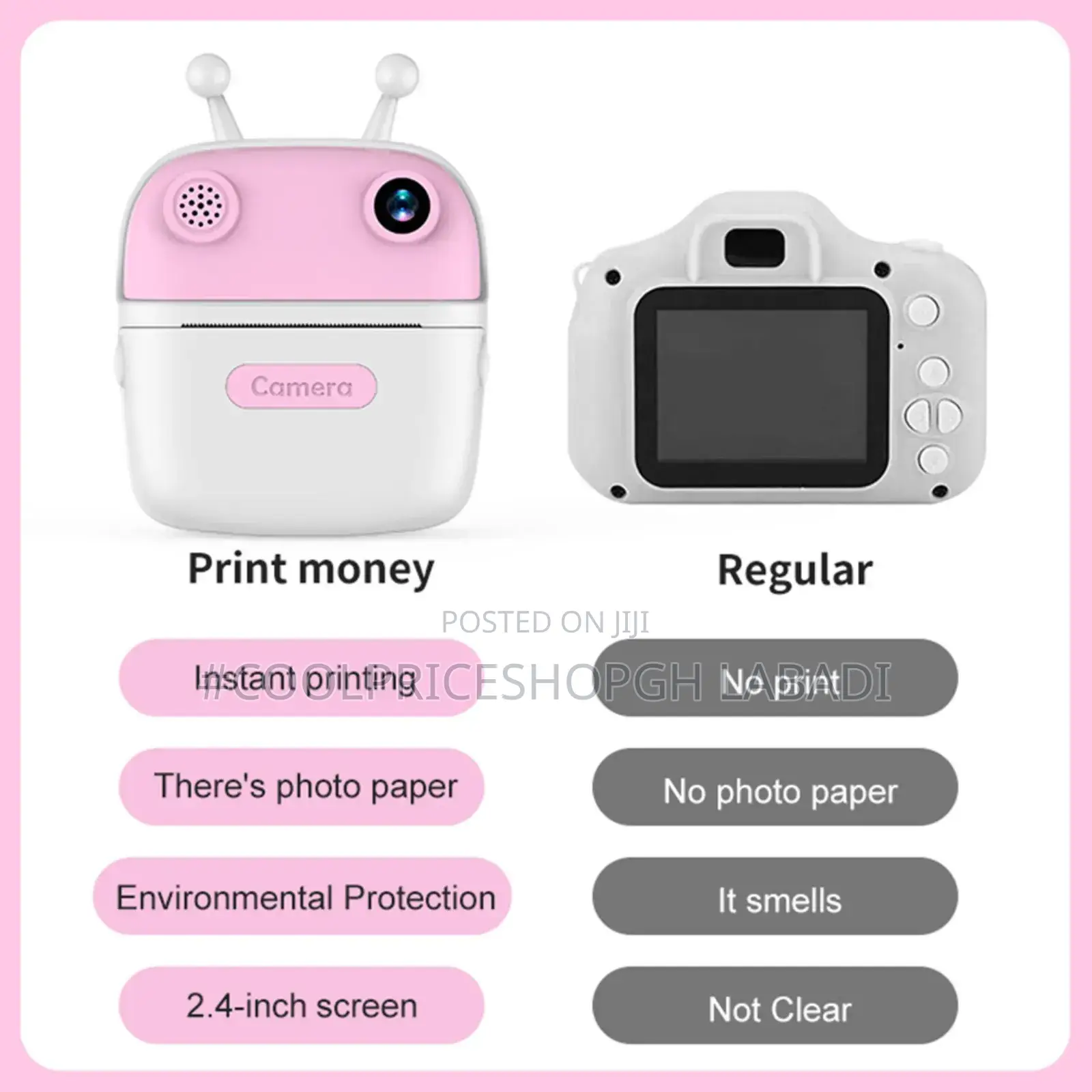 Kid's Camera With Printer