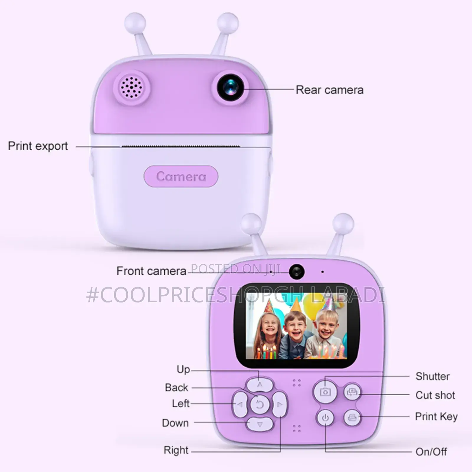 Kid's Camera With Printer