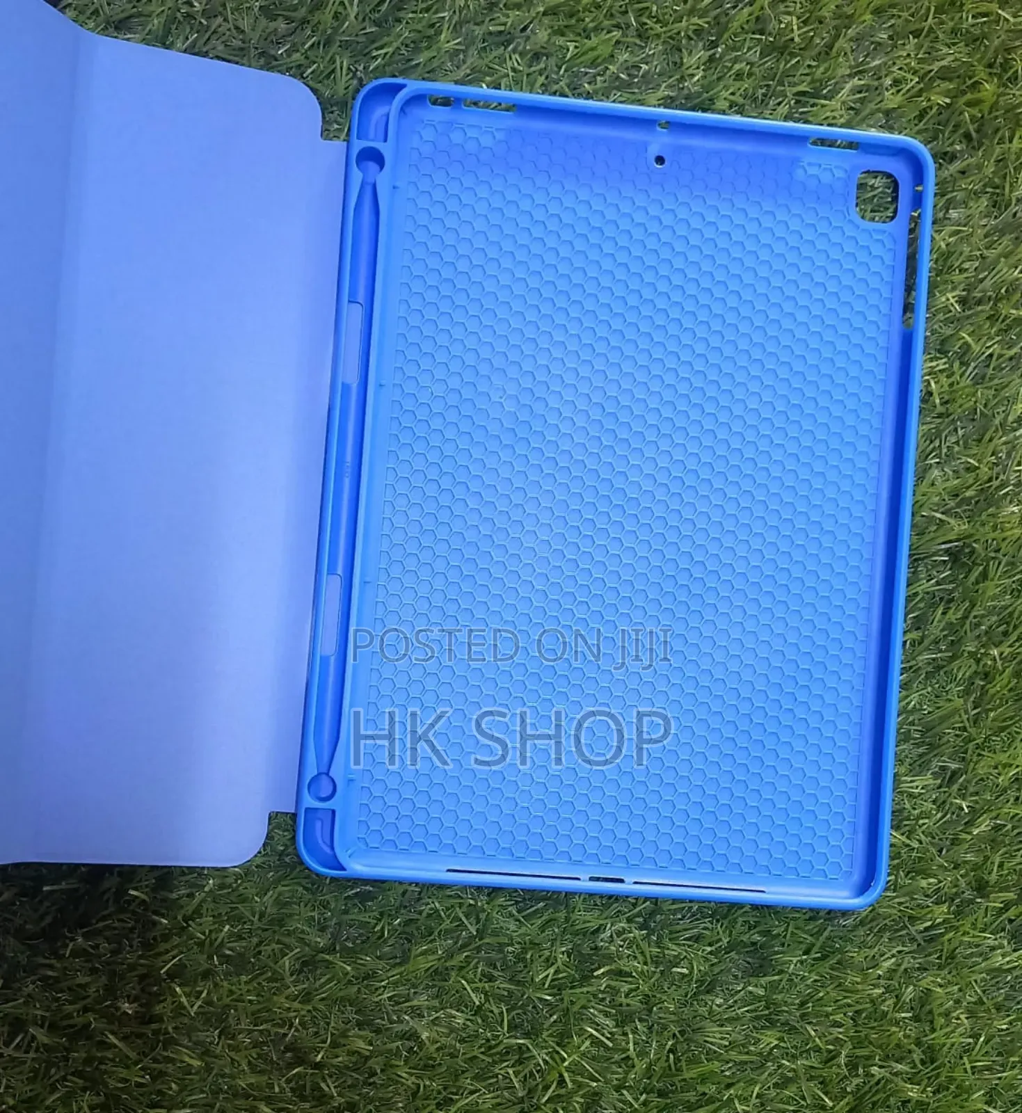 9.7" iPad Case for 6th Gen /Air 2 /Air 1 With Pen Space Blue