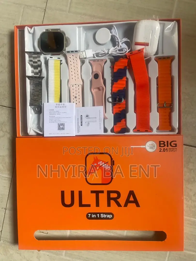 3 In 1; Smart Watch, Earpod, Phone And More Accessories
