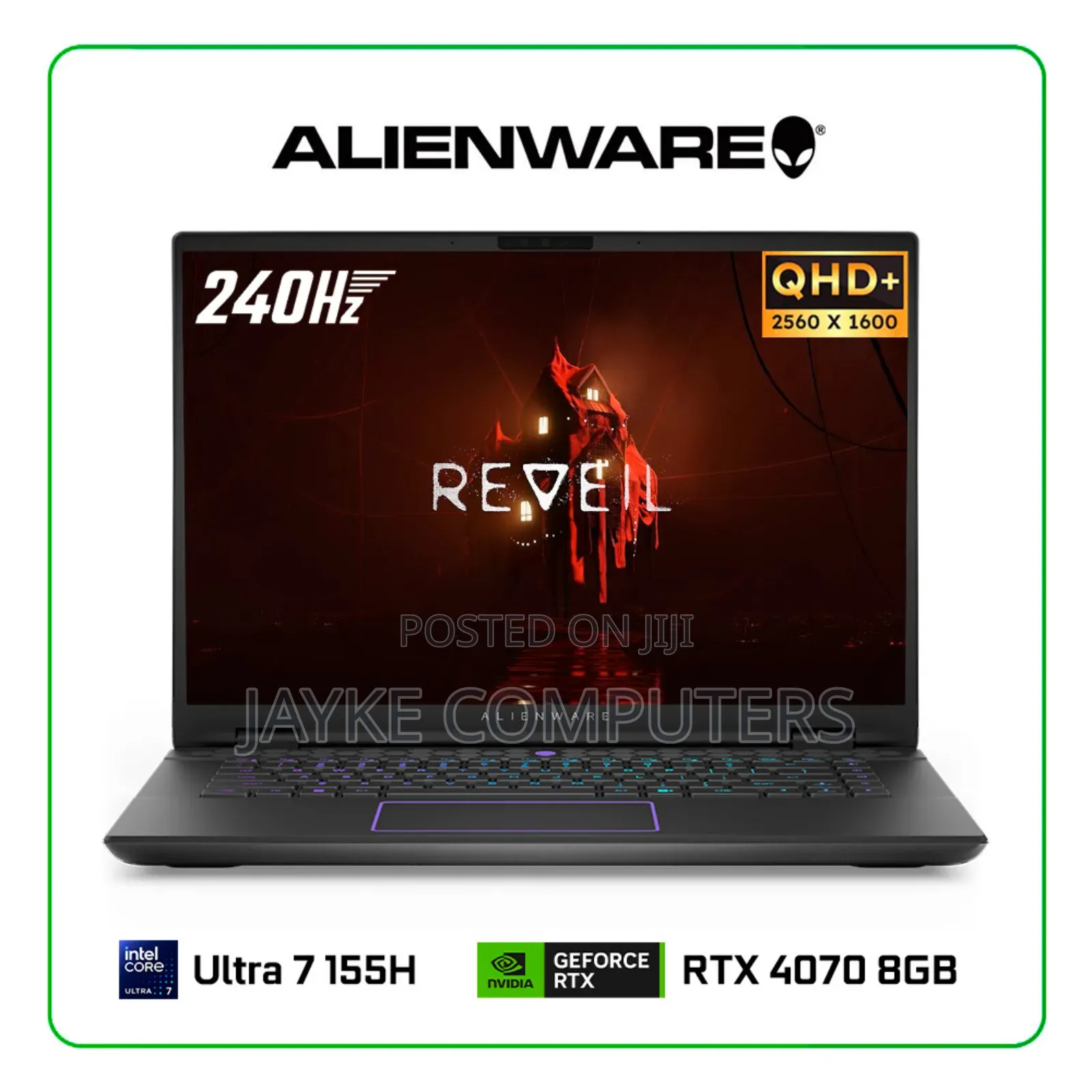 New Laptop Dell Alienware M16 R2 32GB Intel Core Ultra 7 SSD 1T