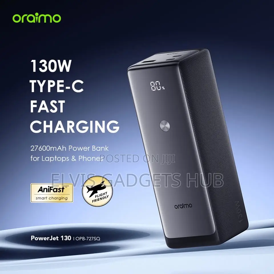Oraimo Powerjet 130 27600mah 130w Power Bank