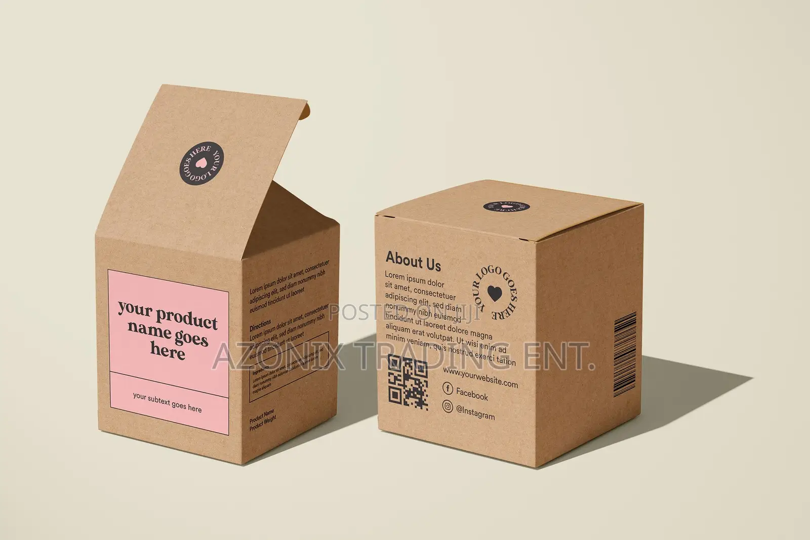 Rubber Packages, Gift Boxes, Products Packages