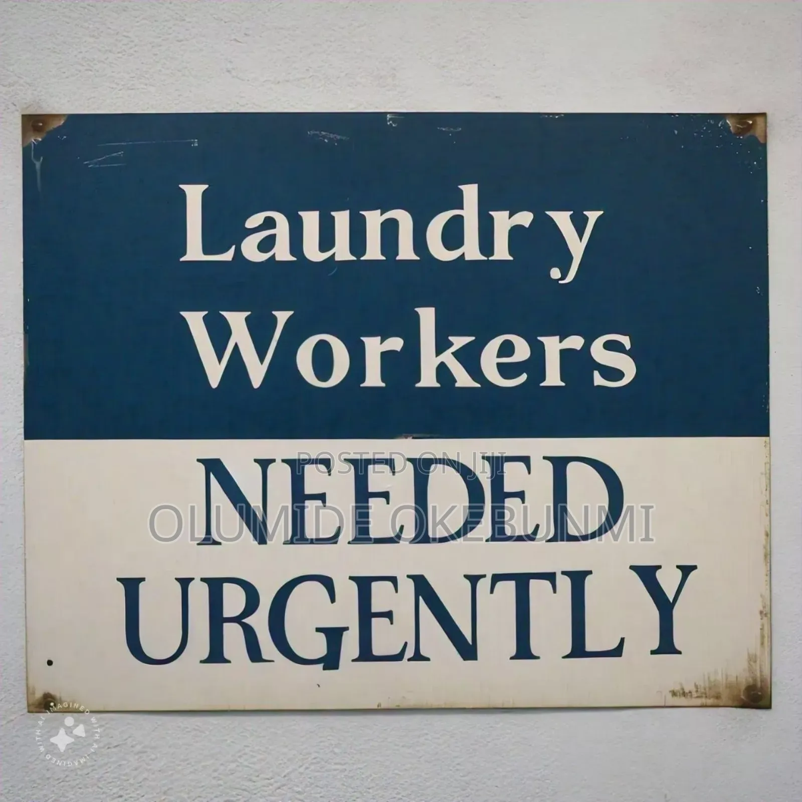 Laundry Workers Needed Urgently Call