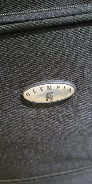 OLYMPIA Suitcase Black Large Traveling Suitcase
