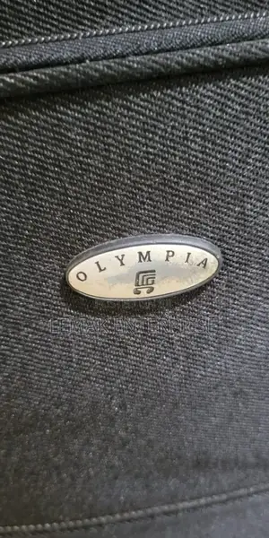 OLYMPIA Suitcase Black Large Traveling Suitcase