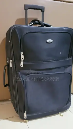 OLYMPIA Suitcase Black Large Traveling Suitcase