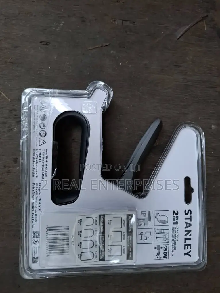 Stanley 2-in-1 Tacker Staple Cable Gun 6ct10x