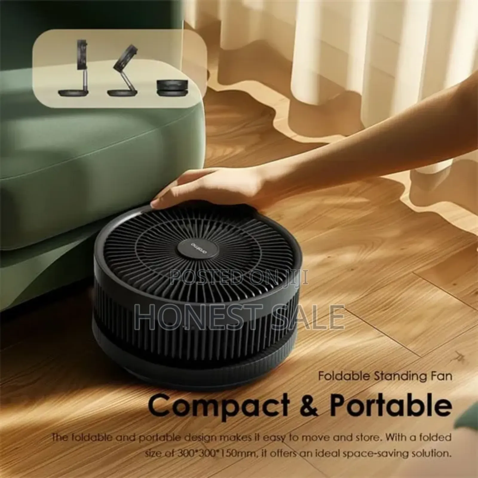 Oraimo Smartfoldingfan Type-C Rechargeable Folding Fan