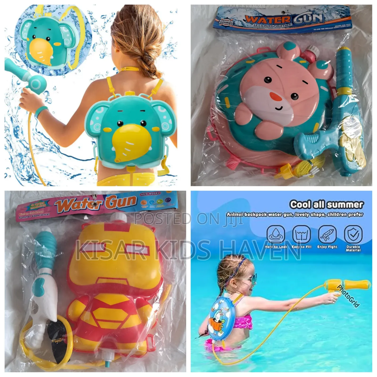Kids Back Pack Water Gun