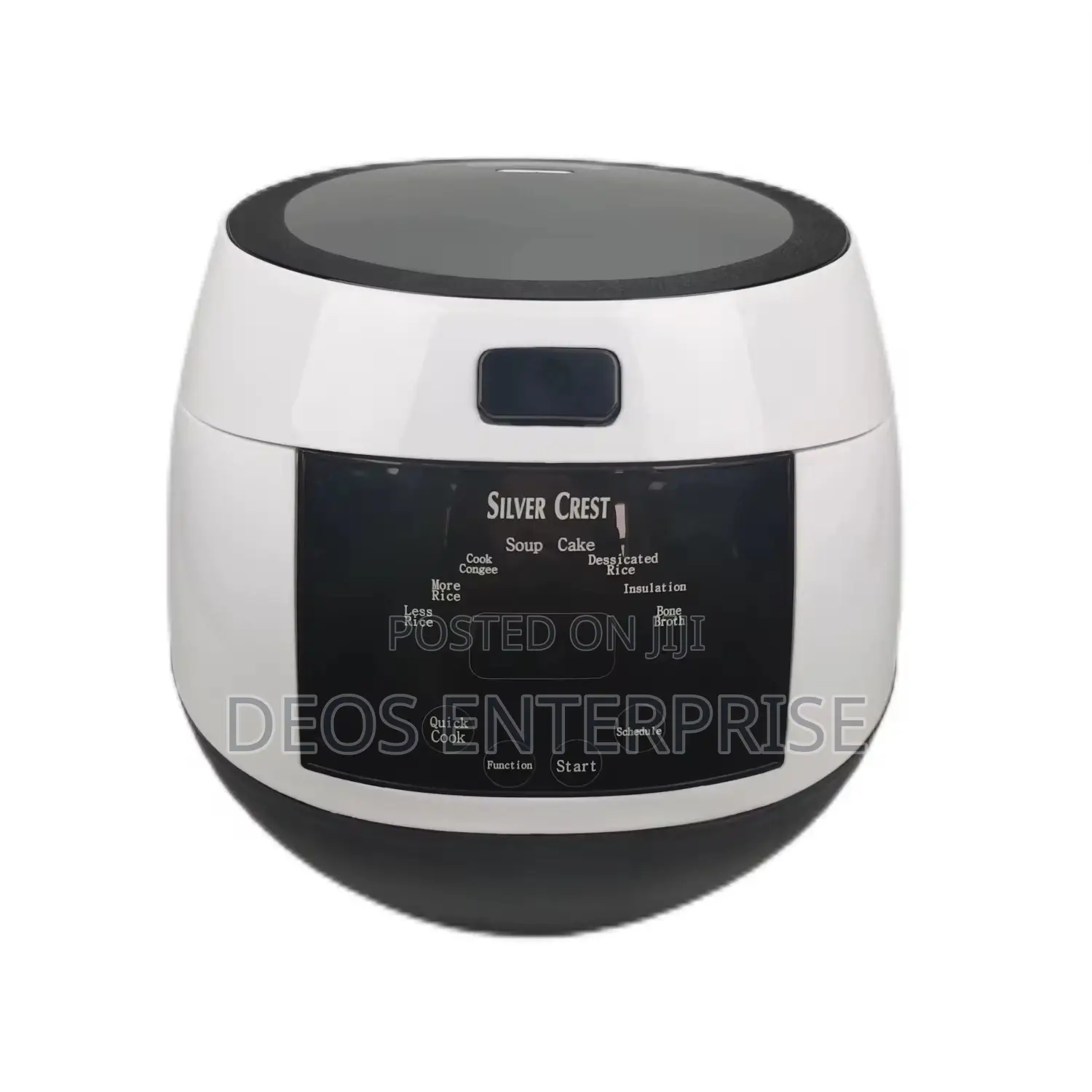 6L Silver Crest Easy to Rotate Control Rice Cooker