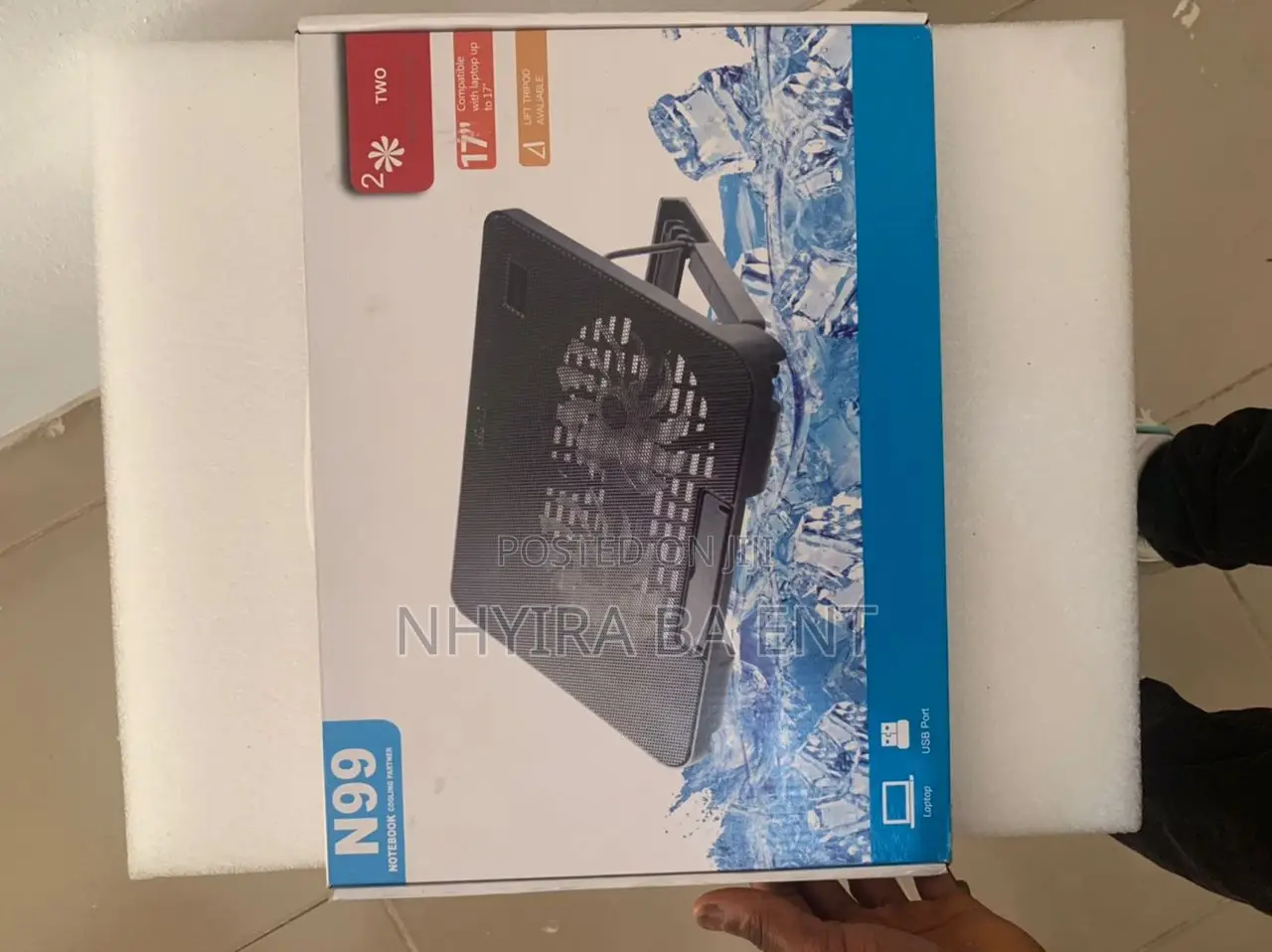 Laptop Cooling Fan and Stand