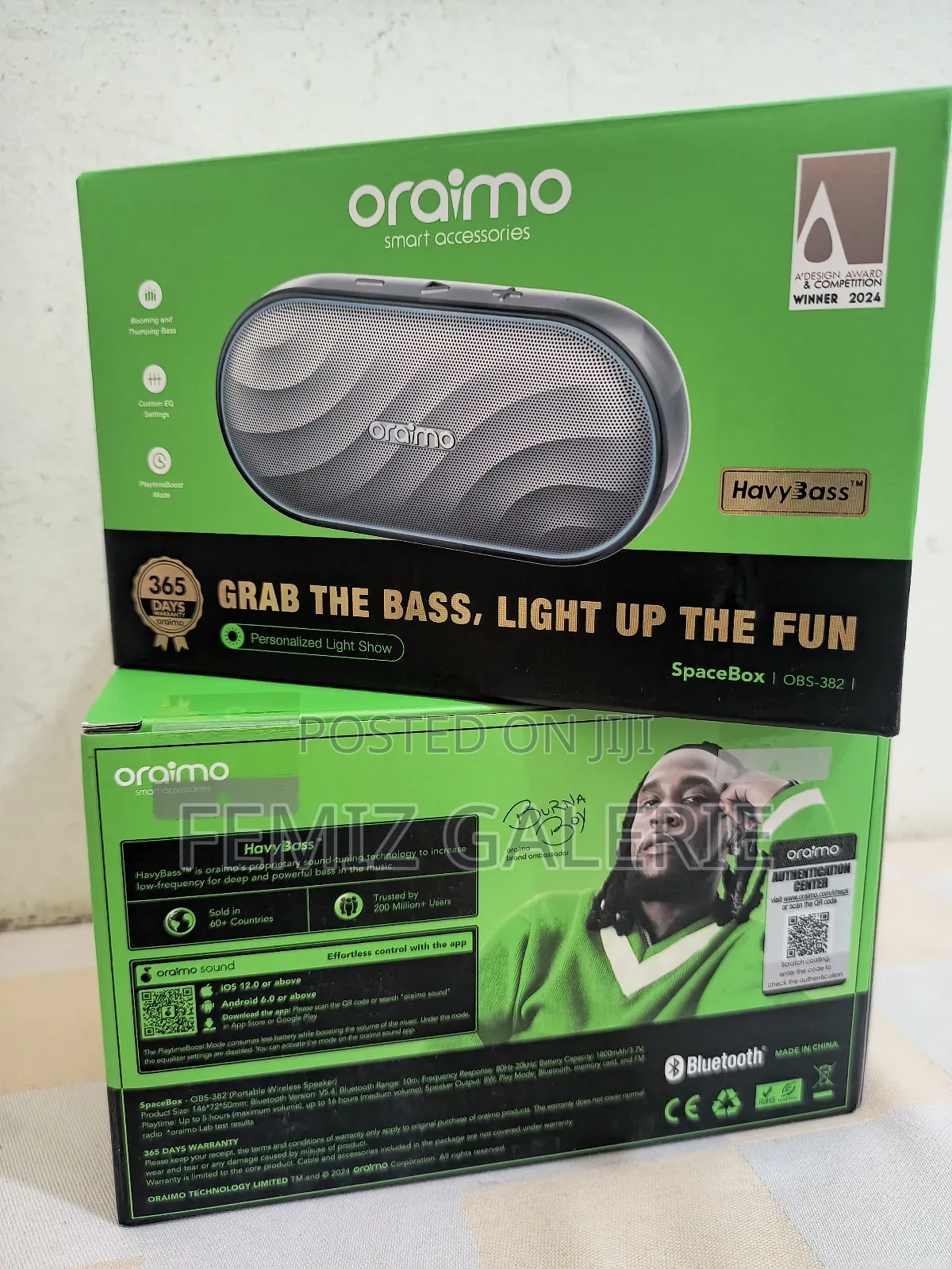 Oraimo Spacebox 8w Fm Wireless Speaker