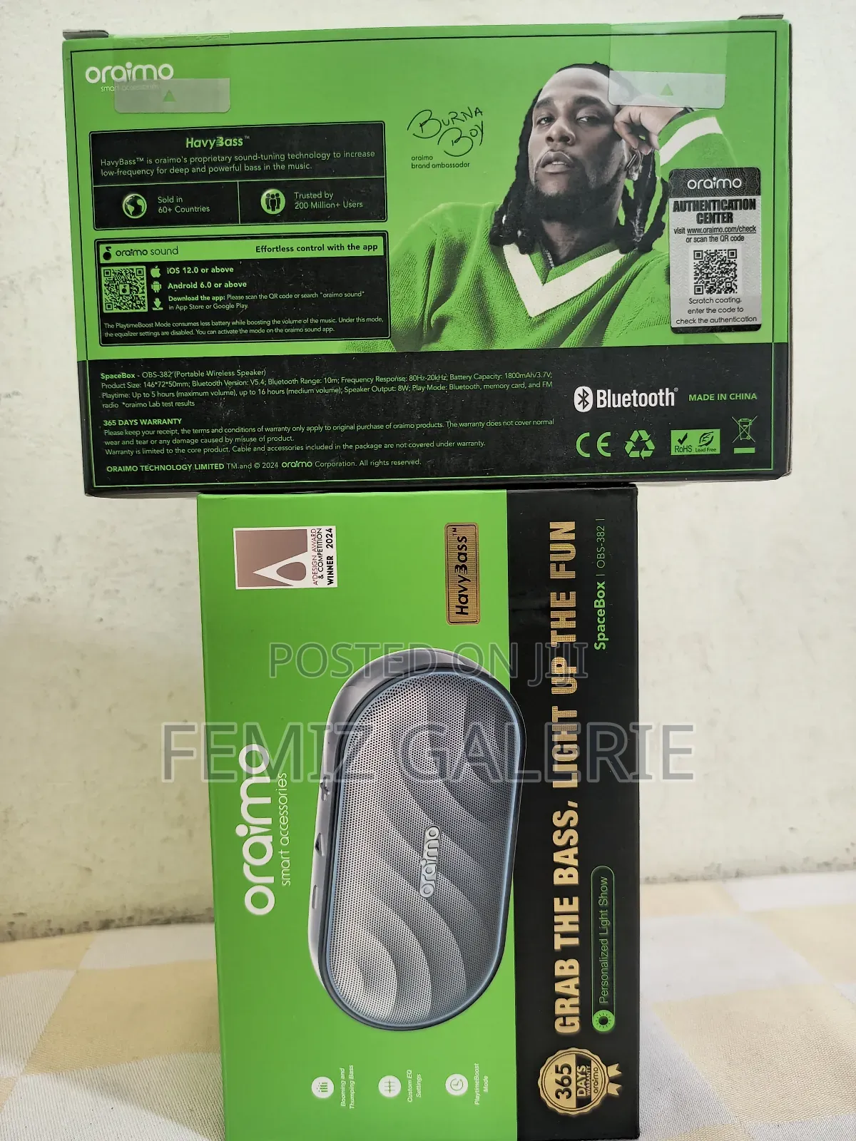Oraimo Spacebox 8w Fm Wireless Speaker